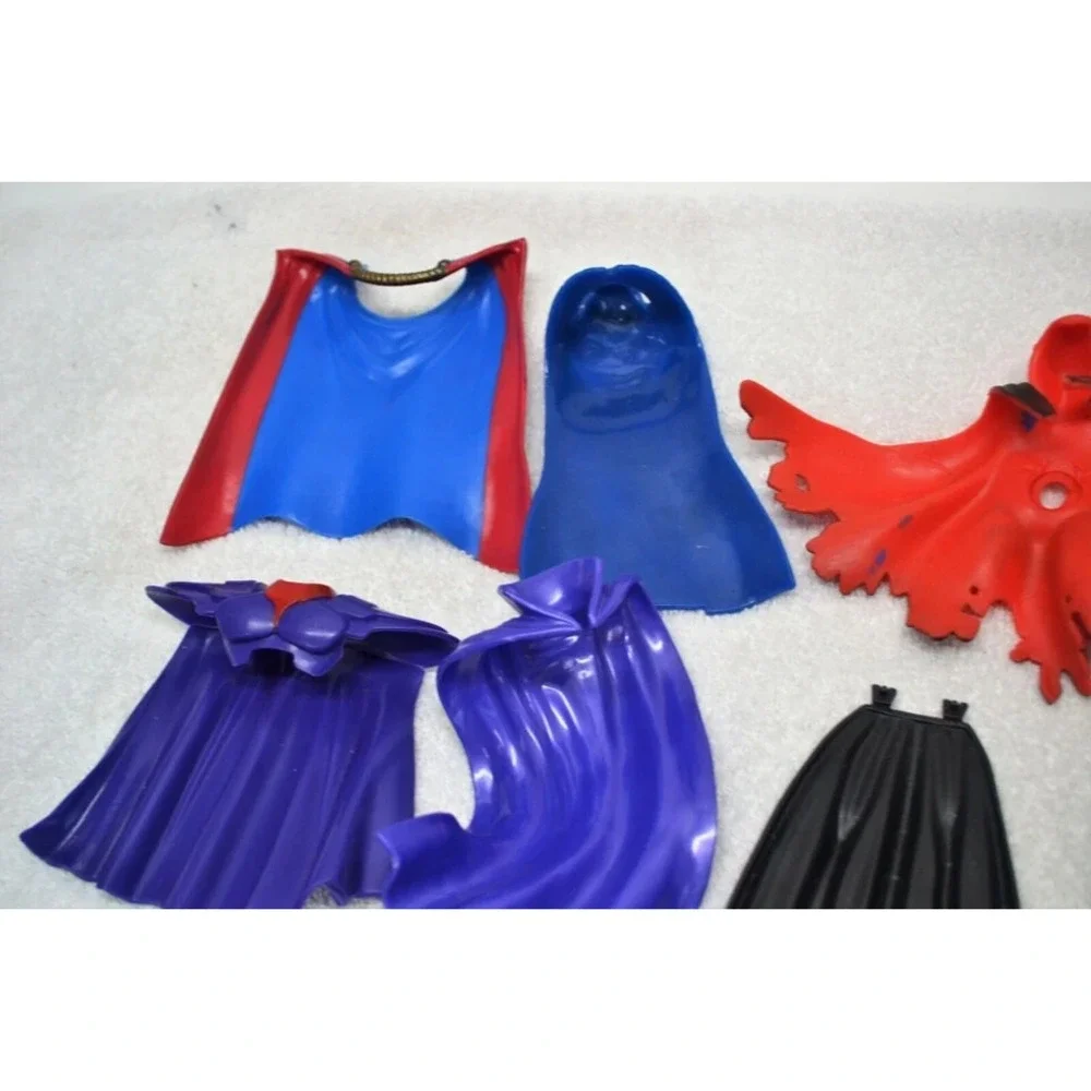 Vintage 1990's Marvel Lot of 9 Action Figure Capes (Capes Only)(D3)